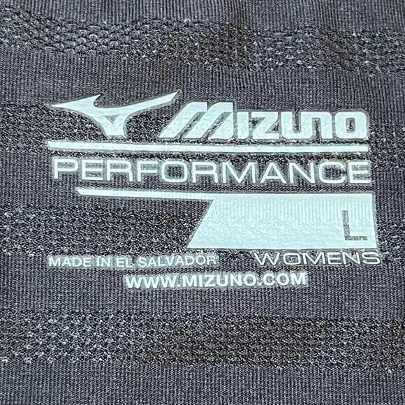 Mizuno Women’s Large Black Performance Sheer Tank Top Athletic Workout Shirt - Picture 3 of 7
